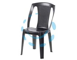 SEDIA IN PE RATTAN "PROCIDA" ANTRACITE - cm.46x53x86h. - peso kg.2,9 - Marca  - Cod: 246989