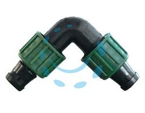 GOMITO 90° PER "TAPE" ALA IN POLIPROPILENE - ø mm.16 - Marca  - Cod: 249898