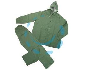 IMPERMEABILE GIACCA/PANTALONE IN PVC BISPALMATO PLP VERDE - tg. XXXL - Marca EXCEL - Cod: 92029