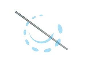 TUBO ALLUMINIO LATO MOTORE PER DECESP. MULTIFUNZIONE CC.25,4/33  - Marca EXCEL - Cod: 254946