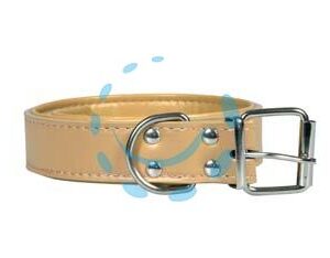 COLLARE PER CANI FINTO CUOIO IMBOTTITO - cm.46x2 - Marca IL CAMPO - Cod: 255776
