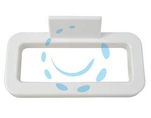 PORTASCIUGAMANI ANELLO IN PLASTICA BIANCO - cm.17x18 blister pz.1 - Marca ELIPLAST - Cod: 257589