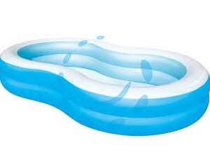 PISCINA GONFIABILE "BIG LAGOON FAMILY" +3 ANNI - cm.262x157x46h. - peso Kg.4,8 (art.54117B) - Marca BESTWAY - Cod: 260718