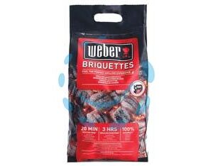 CARBONELLA BRICCHETTI IN LEGNO - kg.4 - Marca WEBER - Cod: 269612