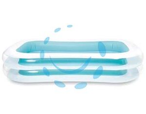 PISCINA GONFIABILE RETTANGOLARE FAMILY  +6 ANNI - cm.262x175X56h. - peso kg.5,30 (56483) - Marca INTEX - Cod: 271509