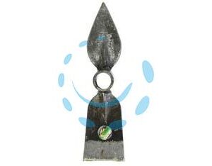 ZAPPINO TIPO FRANCIA CON PENNA "ORSATTI" - gr.550 cm.7,5x28,5h. occhio ø mm.28/30 - Marca IL CAMPO - Cod: 273831
