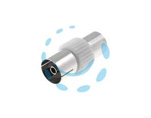 ADATTATORE TV COASSIALE PRESA-PRESA - ø mm.9,5 - Marca  - Cod: 274081