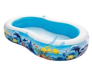 PISCINA GONFIABILE "FAMILY" SAGOMATA CON DISEGNI +3 ANNI - cm.262x157x46h. - peso Kg.4,1 (art.54118) - Marca BESTWAY - Cod: 274593
