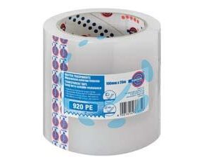 NASTRO ADESIVO IN POLIETILENE TRASPARENTE USO ESTERNO (920 PE) - mm.100 x 25 mt. - Marca EUROCEL - Cod: 275200