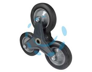SET TRE RUOTE DI RICAMBIO PER CARRELLO A 6 RUOTE  - Marca ALTE - Cod: 275309