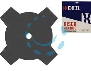 DISCO IN METALLO PER DECESPUGLIATORE A 4 DENTI  - Marca EXCEL - Cod: 275514