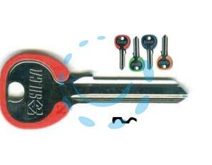 CHIAVI PER CILINDRI UNIVERSAL 6 SPINE GRANDI UL054DZ - UL054DZ DX silky 4 colori assortiti - Marca SILCA - Cod: 276030