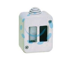SCATOLA PORTAFRUTTI DA PARETE 2 POSTI IP40 - (1402) - Marca MARLANVIL - Cod: 276740