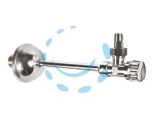 RUBINETTO PER CASSETTA WC CON CANNETTA - 3/8"x1/2" - Marca  - Cod: 284462
