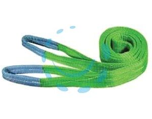 CINGHIA DI SOLLEVAMENTO CON FASCIA  A DOPPIO STRATO MM.75 - mt.2 x mm75h. - portata Kg.2000 colore verde - Marca EXCEL - Cod: 286688