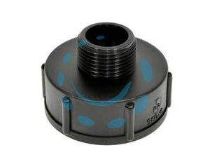 ADATTATORE PER SERBATOI FEMMINA/MASCHIO IN POLIPROPILENE - filettatura interna S60X6-1" M - Marca BUCCHI - Cod: 287012