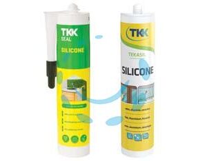SILICONE ACETICO TEKASIL UNIVERSAL - ml.280 nero - Marca TKK - Cod: 290524