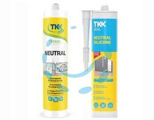 SILICONE NEUTRO SEAL NEUTRAL PER EDILIZIA E SERRAMENTI - ml.300 bianco - Marca TKK - Cod: 290579