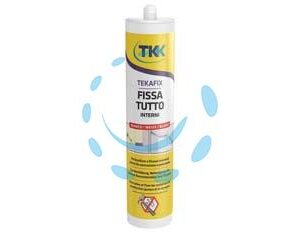 ADESIVO DI MONTAGGIO FISSA TUTTO PER INTERNI TEKAFIX BT - ml.300 bianco - Marca TKK - Cod: 290791