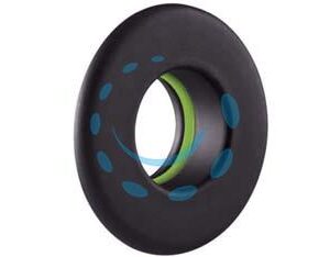 ROSONE PER STUFE A PELLET NERO OPACO PESANTE MM.1,2 - ø cm.8 - Marca SAVE - Cod: 291651