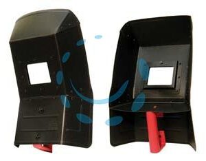 MASCHERE DI PROTEZIONE CURVE PER SALDATRICI - mm.260x390x81, peso gr.290 - Marca - Cod: 292368