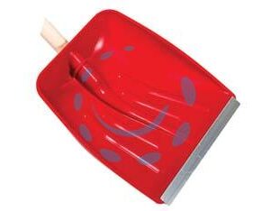 PALA IN POLIPROPILENE PER NEVE E GRANAGLIE ROSSA CON PROFILO ALLUMINIO - cm.42x37h, gr.740 - Marca  - Cod: 292573