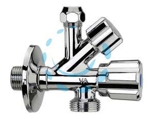 RUBINETTO COMBINATO LAVATRICE - 1/2x3/4 ø mm.10 - Marca  - Cod: 296311