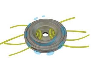 TESTINA PER DECESPUGLIATORE IN ALLUMINIO TIPO TARANTOLA 8 FILI  - Marca EXCEL - Cod: 299589