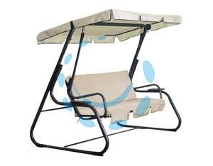 DONDOLO RODI 3 POSTI + 1 CON CUSCINO - cm.120x200x164h. - Marca VETTE - Cod: 301305