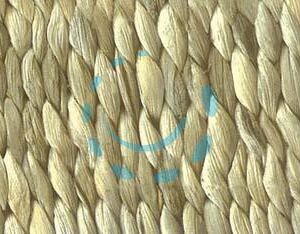 PLASTICA ADESIVA PAGLIA RITORTA (280-3173) - cm.45h. in rotoli da mt.15 - Marca ALKOR - Cod: 302968