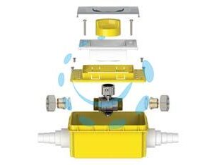VALVOLA A SFERA DA INCASSO GAS-BOX A SALDARE - codoli ø mm.14 - Marca FIV - Cod: 304900