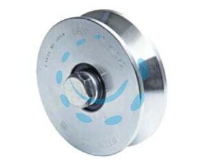 RUOTA CANCELLI GOLA V  ART.305 - mm.120x34 - Marca COMUNELLO - Cod: 308342