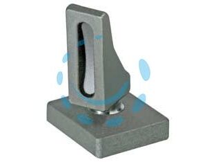 PIASTRA BASE CON PERNO SFERICO ART.105 - mm.71x62x75h - Marca COMUNELLO - Cod: 308380