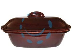 CUOCIARROSTI IN TERRACOTTA BRUNELLA - cm.37 - Marca COLI - Cod: 309059