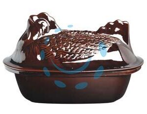 CUOCIPOLLO IN TERRACOTTA BRUNELLA - cm.38 - Marca COLI - Cod: 309066