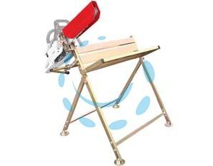CAVALLETTO TAGLIALEGNA ACCIAIO CON MORSETTO FISSAGGIO MOTOSEGA  - Marca EXCEL - Cod: 310505