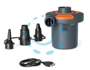 POMPA PER GONFIAGGIO "SIDEWINDER" ELETTRICA RICARICABILE 4,8V USB - gr.378 (art.62155) - Marca BESTWAY - Cod: 313995