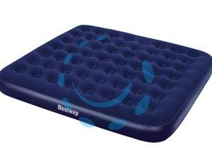 MATERASSO GONFIABILE FLOCCATO DUE PIAZZE E MEZZO - cm.203x183x22h. - peso Kg.4,750 (art.67004) - Marca BESTWAY - Cod: 314008
