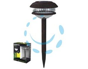 LAMPADA SOLARE LED ABS IN SET DA 4 PEZZI - ø mm.143x371h. - 5 lumen - Marca DURACELL LIGHTING - Cod: 314480