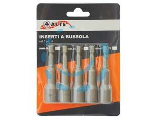 INSERTI A BUSSOLA MAGNETICI PER AVVITATORI SET PEZZI 5 - 65x8 mm - Marca EXCEL - Cod: 317290