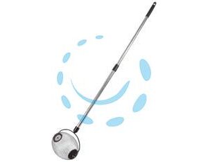 RACCOGLITORE PER NOCCIOLE E OLIVE CON MANICO TELESCOPICO CM.80-120 - cestello ø mm.230x170 - Marca IL CAMPO - Cod: 317337
