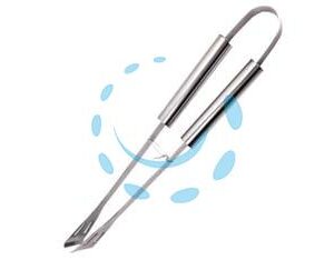 PINZA IN ACCIAIO INOX PER BARBECUE CON MANICO ALLUMINIO - lunghezza cm.35 - Marca LAPILLO - Cod: 317405