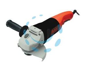 SMERIGLIATRICE ANGOLARE DISCO Ø MM.125 1200W (KG1202-QS)  - Marca BLACK&DECKER - Cod: 317726