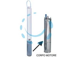 CORPO MOTORE P/ELETTROPOMPA SOMMERSA 4" MONOF. 4OS11M235/C" KW 1,1  - Marca LOWARA - Cod: 434294