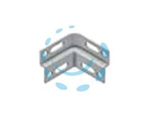 STAFFA DI FISSAGGIO UNIVERSALE AD ANGOLO - mm.100 l.x49 h. - Marca  - Cod: 320429