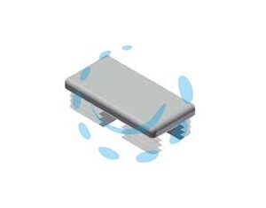 TAPPO PER PIANTANA A FILO IN PLASTICA GRIGIO - mm.30x80 - Marca - Cod: 320849