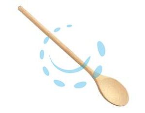 CUCCHIAIO OVALE IN LEGNO -cm.30 - Marca CALDER - Cod: 322614