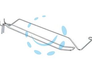 GANCI A 2 FILI CON PORTAPREZZI PER PANNELLI FORATI - ø mm.3,8x5x300 l. - Marca  - Cod: 323222