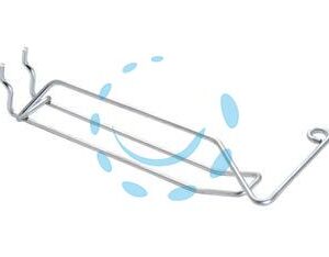 GANCI A 2 FILI CON PORTAPREZZI SEMPLICI PER PANNELLI FORATI - ø mm.3,8x5x200 l. - Marca  - Cod: 323277