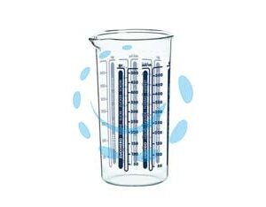 DOSATORE GRADUATO - lt.0,500 - ø cm.9x16h. - Marca COSMOPLAST - Cod: 326209